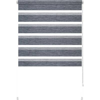 Gardinia Antracitová roleta deň a noc 42,5x150 cm Zebra Silvalin