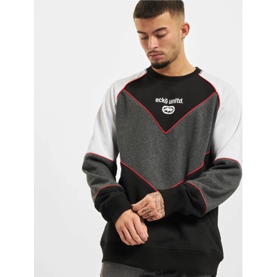 ECKO UNLTD. Худи без качулка Bendigo Crewneck black/anthracite/white XXLUB-ECKOCN1094-04232 - Черен, размер M