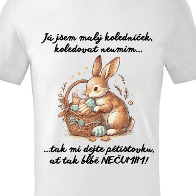 Velikonoční tričko Malý koledníček dětské