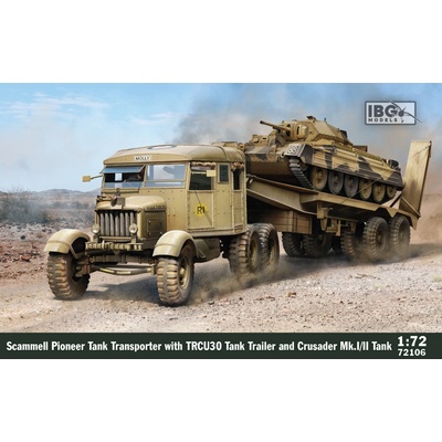 IBG Scammell Tank Transporter with TRCU30 Trailer and Crusader Mk.I/II 2in1 1:72