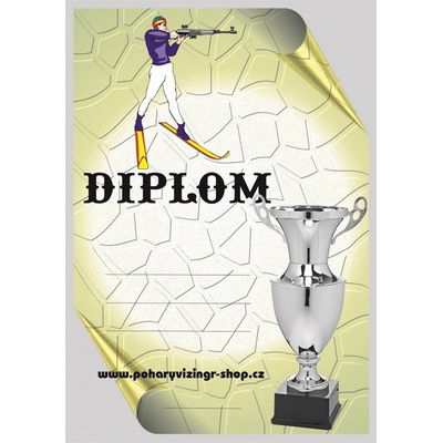 Biatlon diplom A4 č.36