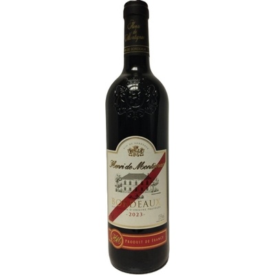 Henri de Montignac Bordeaux 13,5% 0,75 l (holá láhev)