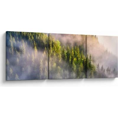 Obraz horské krajiny, třídílný 120x40 cm