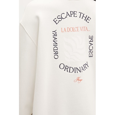 HUGO BOSS суичър дамски от памук Classic Crew_9 (50566677)