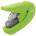 PLUS Corporation Съшивател Stapless, ръчен, 5 листа, PLUS, зелен 31146 (31146)