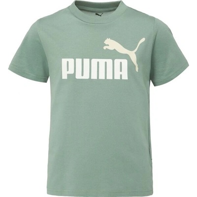 Puma ESSENTIALS 2 COLOR N0 1 LOGO TEE B Chlapecké triko zelená