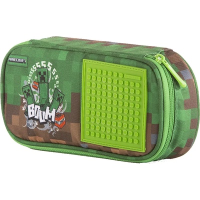 PIXIE CREW Ученически несесер Pixie Crew - Minecraft, овален (PXA-14-35)