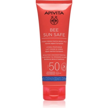 APIVITA Bee Sun Safe Hydra Fresh Milk SPF50 слънцезащитен лосион за лице и тяло SPF 50 100ml