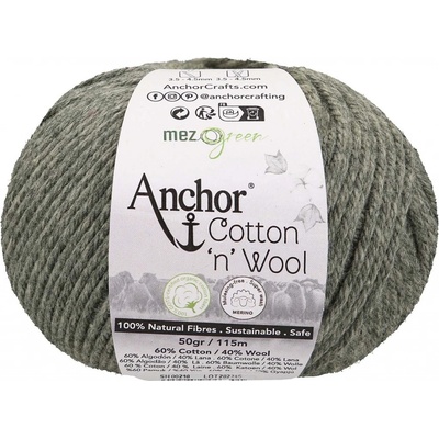 Anchor Cotton Wool 218 Šedý melír