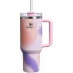 STANLEY 1913 Quencher H2.0 Flowstate Drinking Bottle with Straw 1.2L - Thermo Mug Cools for 11 Hours - 48 Hours Ice Cooled - Thermos Bottle BPA Free - Stainless Steel Drinking Cup - Rose Petal Motion - 100000