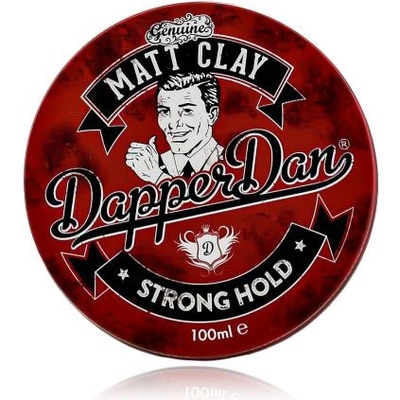 Dapper Dan Matt Clay глина за коса със силна фиксация 100 ml