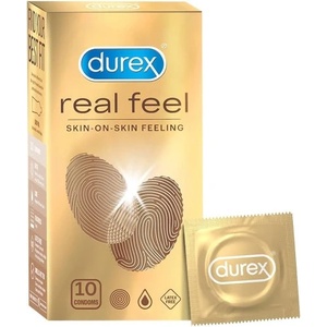 Durex 10 бр. Нелатексови презервативи Durex Real Feel