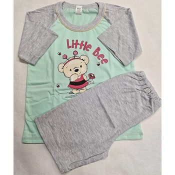 Dívčí pyžamo Animals sv. šedé