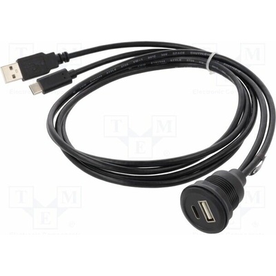 Delock 88102 USB 2.0 1m černý