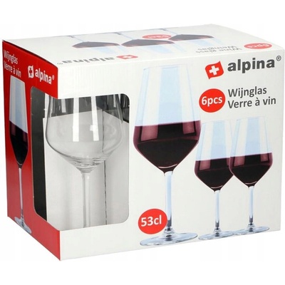 ALPINA sklenic na červené víno 6 x 530 ml