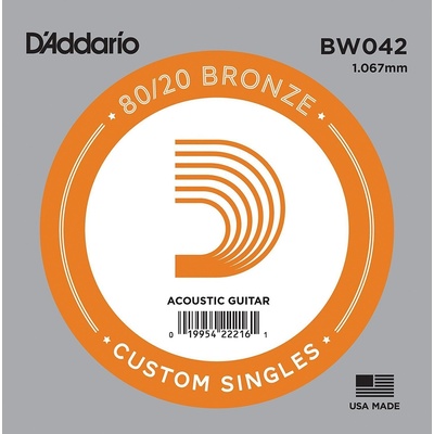 D'Addario BW042 Единична струна за китара (BW042)