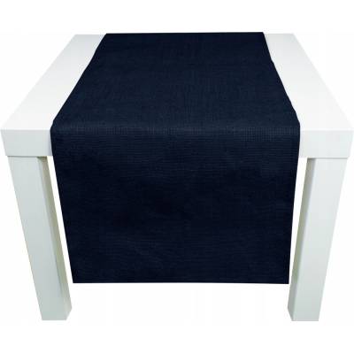 Allbag Vianočný jutový behúň na vianočný stôl tmavomodrý 320g EKO 40x245 cm