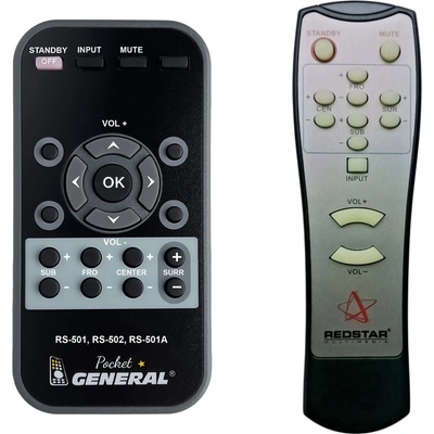 GENERAL Redstar rs-501, rs-502 - дистанционно управление дубликат (rs-501, rs-502)