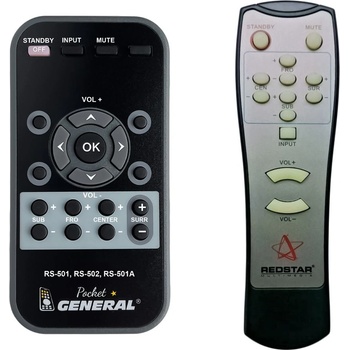 GENERAL Redstar rs-501, rs-502 - дистанционно управление дубликат (rs-501, rs-502)