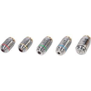 MAGUS Комплект обективи MAGUS FL S-APO60 PlanF S-Apo 4х/10х/20х/40х/100х маслени ∞/0, 17 H60 mm (85154)