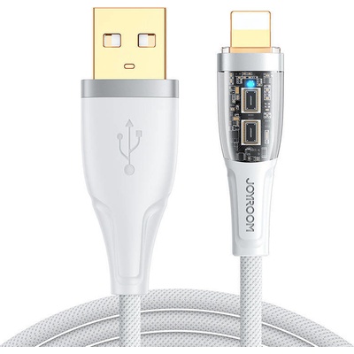 Joyroom S-UL012A3 Quick Charge s inteligentným prepínačom USB-A - Lightning 2,4 A, 1,2m, bílý