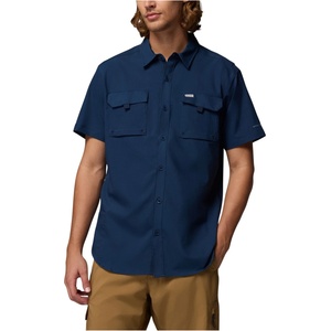 Columbia Мъжка риза с копчета Columbia Silver Ridge Utility II S/S Shirt - Collegiate Navy (033-3036-0212)