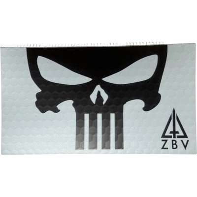 JTG Nášivka na suchý zip Punisher MILSPEC IR TAB (plast 3D) - Infrared Patch, light-grey