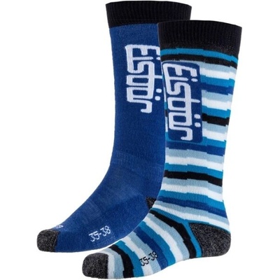Eisbär Jr Comfort 2 Pack Merino podkolienky blue