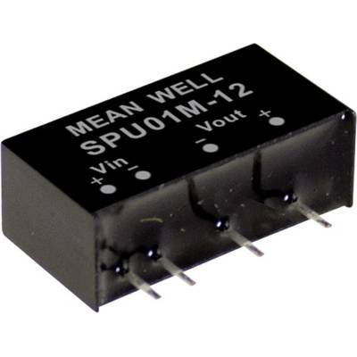MEAN WELL SPU01M-05 DC / DC menič napätia, modul 200 mA 1 W Počet výstupov: 1 x