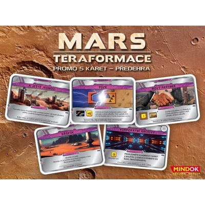 Mindok Mars: Teraformace Předehra 5 bonusových karet