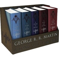 fantasy kniha George R. R. Martin - Game of Thrones - komplet 5 knih - anglicky