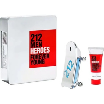 Image 1 of Carolina Herrera 212 Heroes Gift Set - EDT 90 ml + Shower Gel 100 ml за мъже