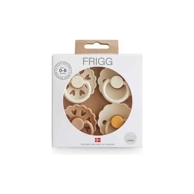 Frigg Set kaučuk 4ks dudlíků Snowflake Dream