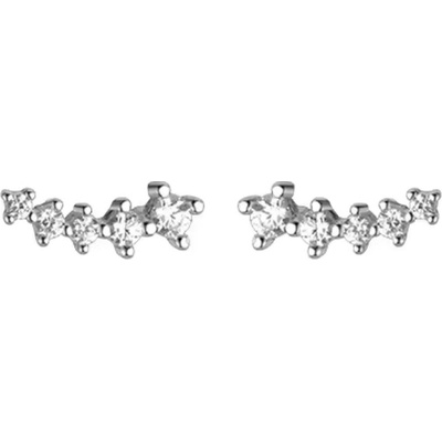 Olivie strieborné pozdĺžne náušnice 8701