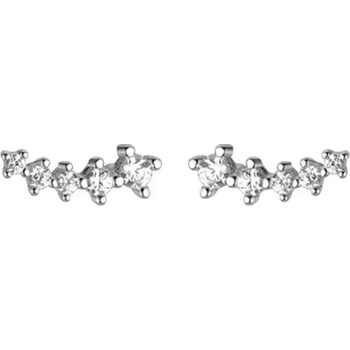 Olivie strieborné pozdĺžne náušnice 8701