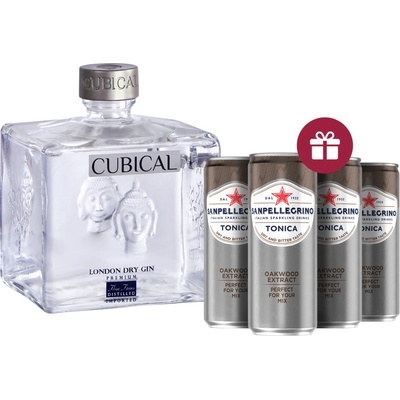 Cubical London Dry Gin Premium 40% 0,7 l (holá láhev) – Zboží Dáma