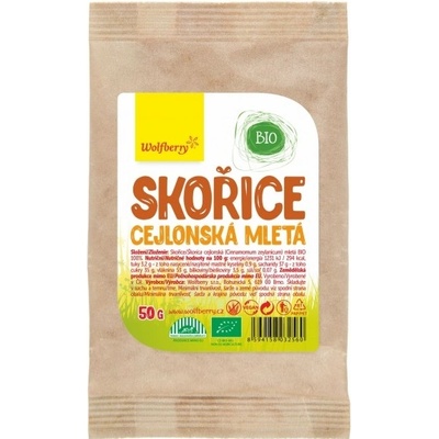 Wolfberry Skořice Mletá bio 50 g