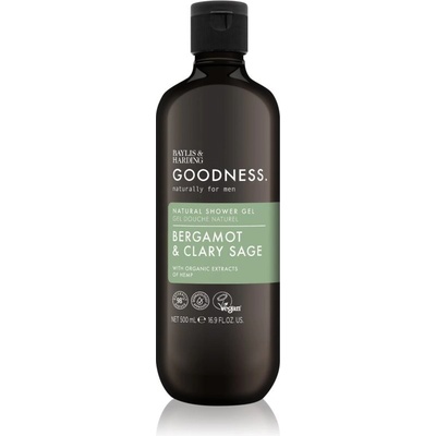 Baylis & Harding Goodness Bergamot & Clary Sage sprchový gél pre mužov 500 ml