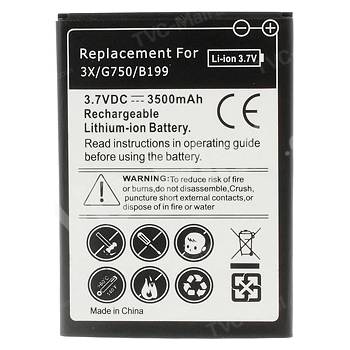 Huawei HB476387RBC Усилена Батерия 3500mAh за Huawei Honor 3X G