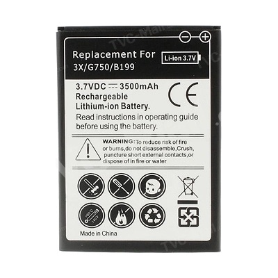 Huawei HB476387RBC Усилена Батерия 3500mAh за Huawei Honor 3X G