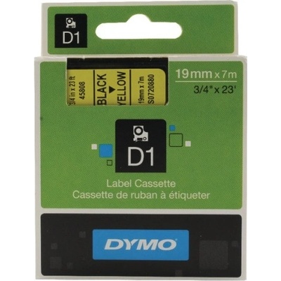 Páska Dymo 19mm 45808, D1 čierna na žltú