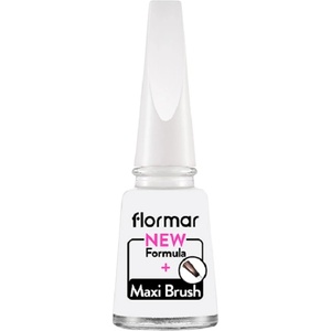 Flormar Лак за нокти Nail Enamel, 400 Bright White, 11 ml - ozone