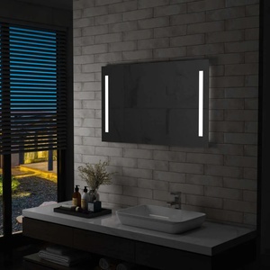 vidaXL LED стенно огледало за баня 100x60 см (144707)