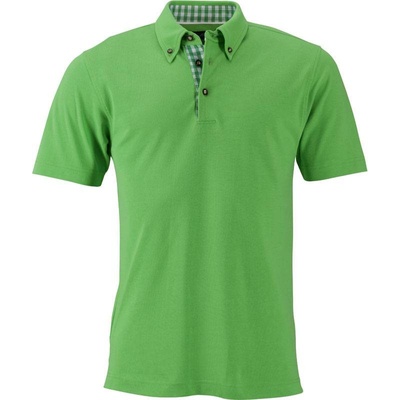 James & Nicholson JN 716 pánske piqué polo zelené