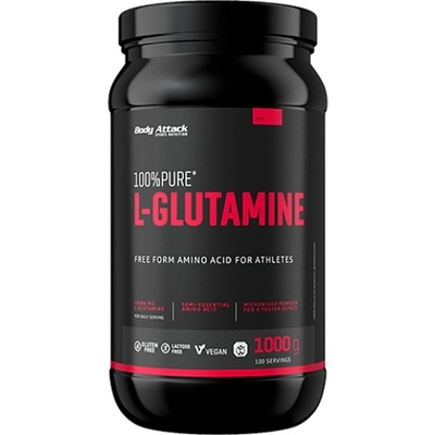 Body Attack 100% Pure L-Glutamine [1000 грама]