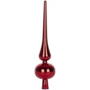 MagicHome OzdobaVianoce 1 ks 25 cm špic červený na vianočný stromček