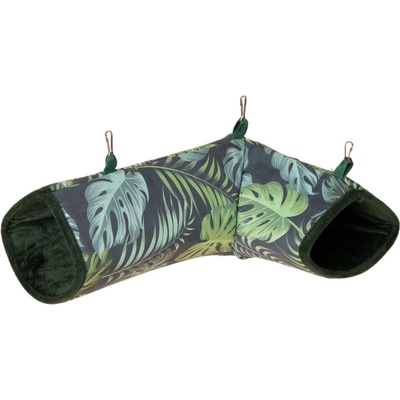 Tiaki Jungle Collection tunel pre malé zvieratá 36 x 25 x 13 cm zelená
