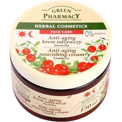 Green Pharmacy Face Care Cranberry výživný krém proti starnutiu pleti (0% Parabens) 150 ml