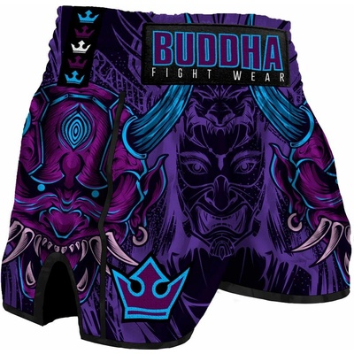Muay Thai šortky Buddha Luzbel fialové