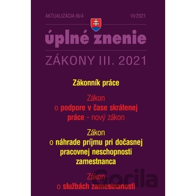 Aktualizácia III/4 2021 - Kurzarbeit a Zákonník práce - Poradca s.r.o.